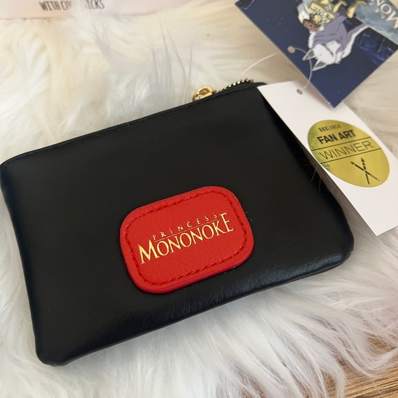 Studio Ghibli Princess Mononoke Tapestry Throw Blanket Ramen Bowl Coin Purse - Picture 5 of 8